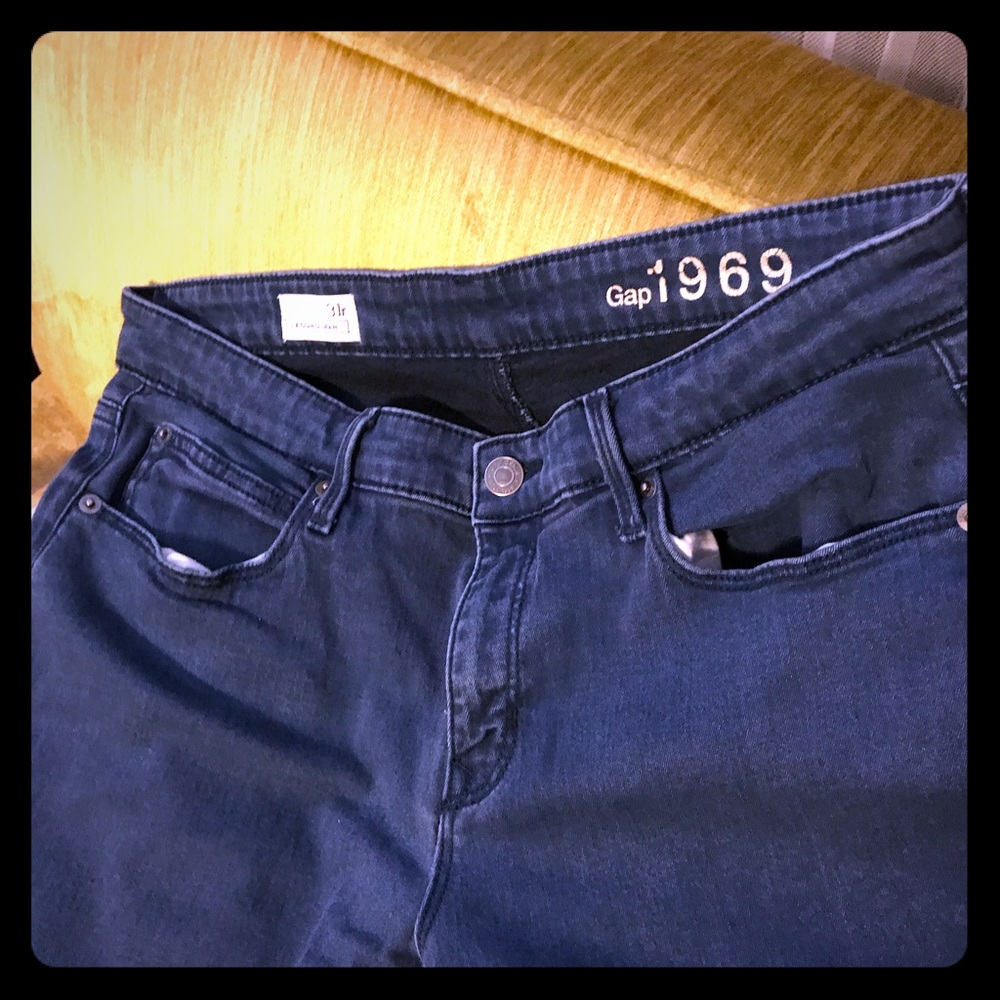 Muted Blue Medium Wash GAP Legging Jean